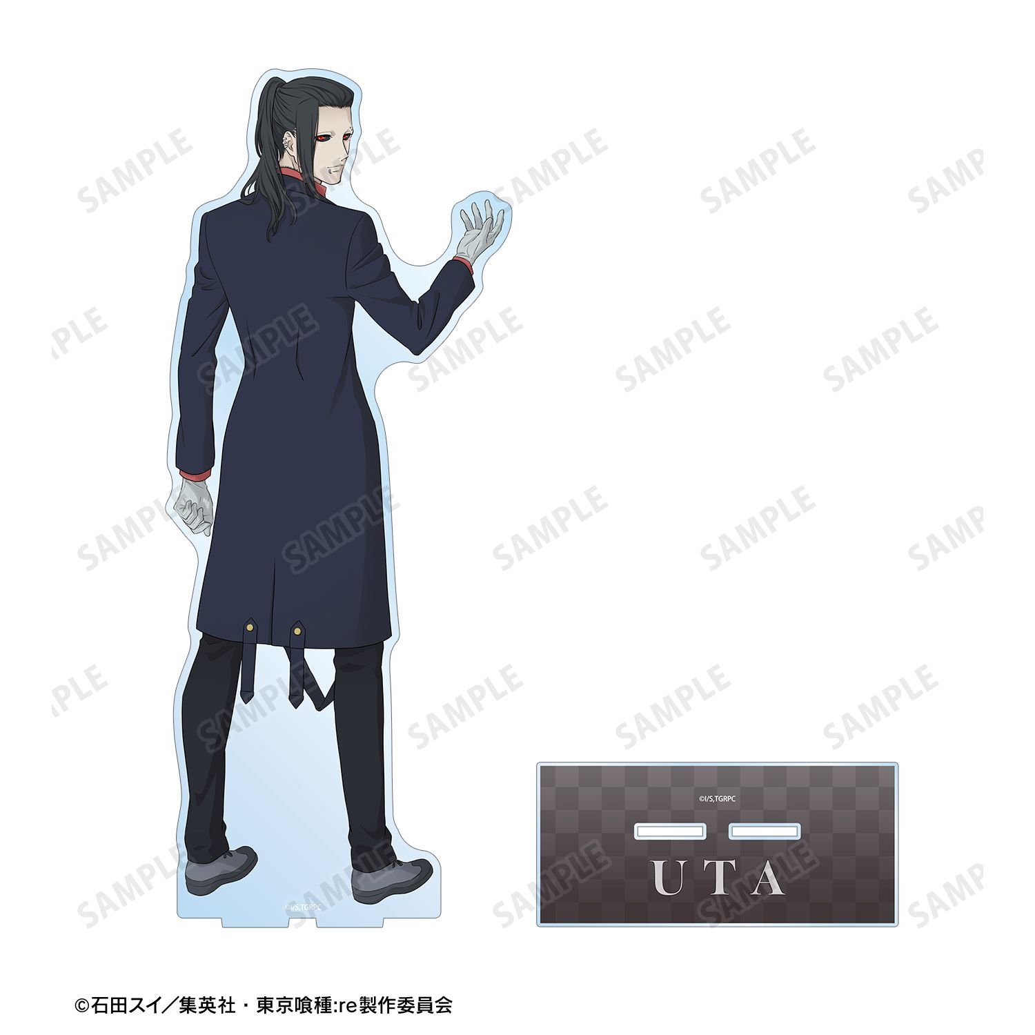 TVアニメ『東京喰種トーキョーグール:re』 描き下ろし ウタ 戦う背中ver. 特大アクリルスタンド 图片 3 | AniSmile