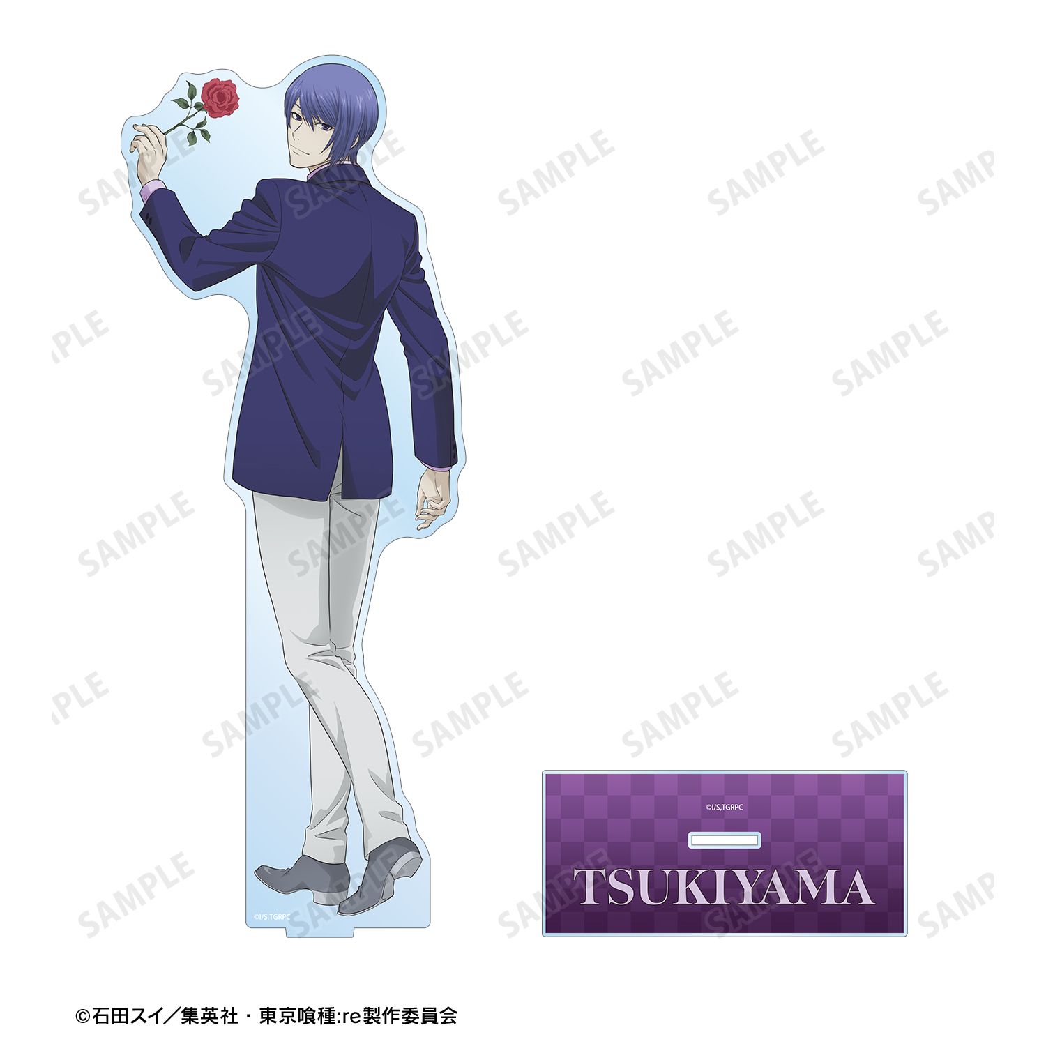 TVアニメ『東京喰種トーキョーグール:re』 描き下ろし 月山 習 戦う背中ver. 特大アクリルスタンド 图片 3 | AniSmile