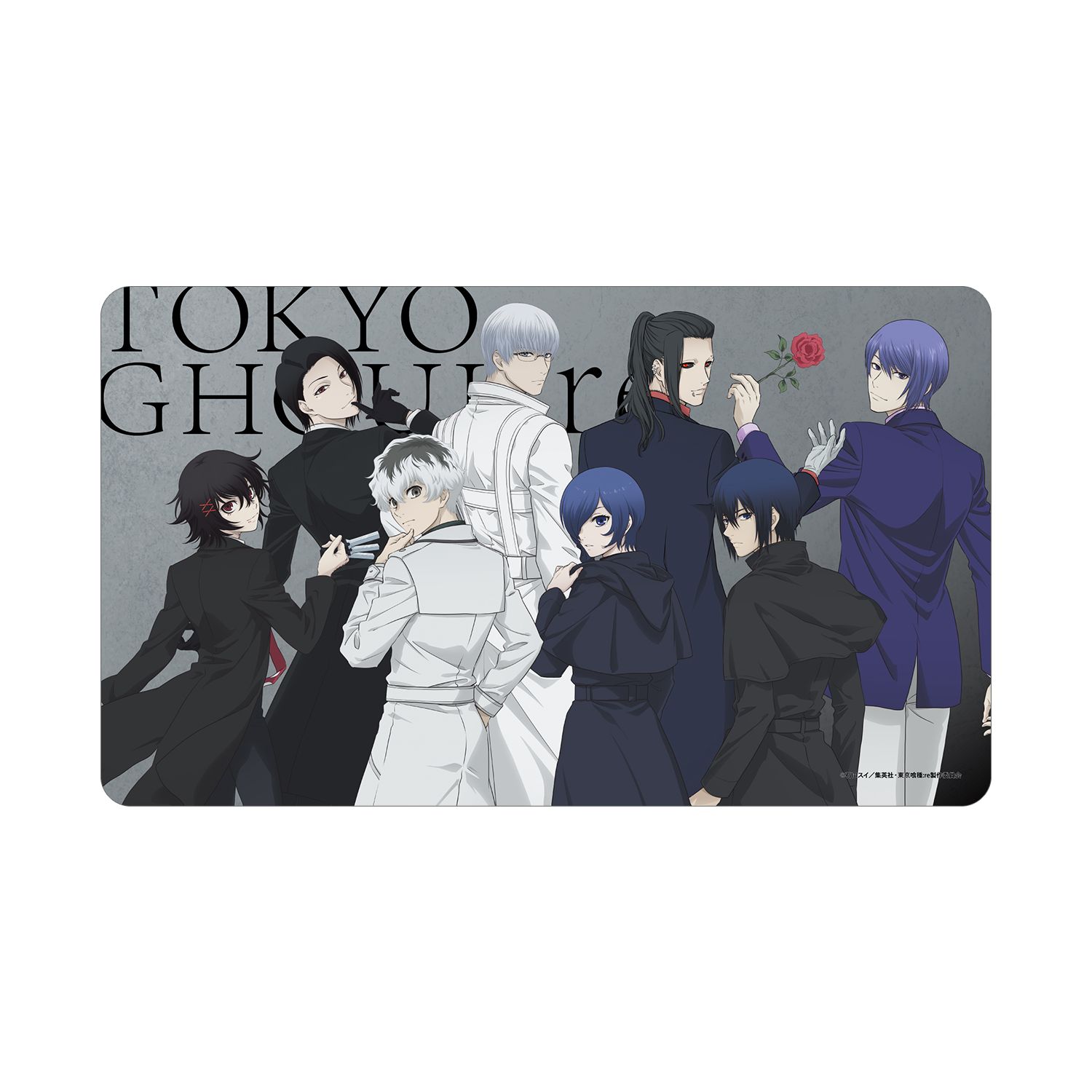 TVアニメ『東京喰種トーキョーグール:re』 描き下ろし 集合 戦う背中ver. マルチデスクマット - AniSmile
