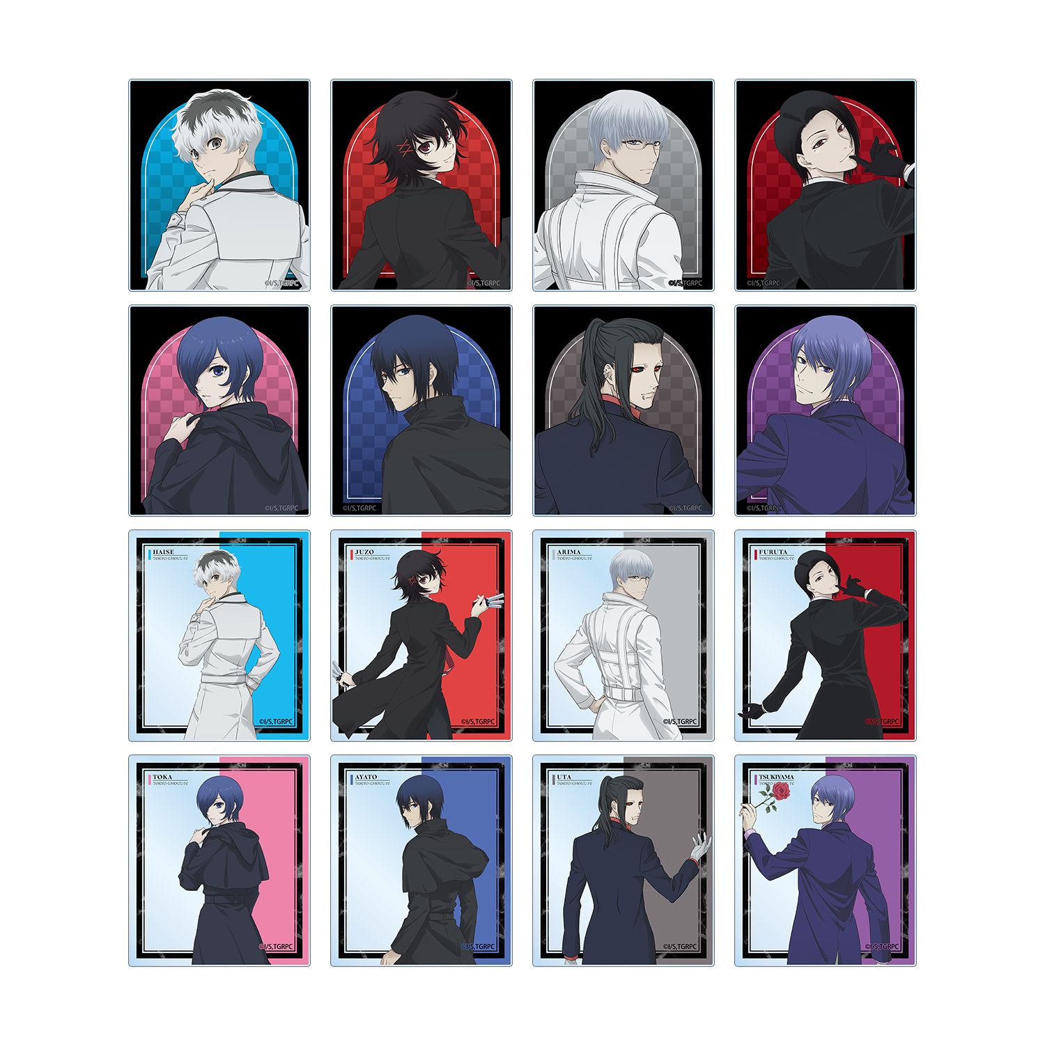 TVアニメ『東京喰種トーキョーグール:re』 描き下ろし 戦う背中ver. トレーディングアクリルカード(単位/単品) - AniSmile