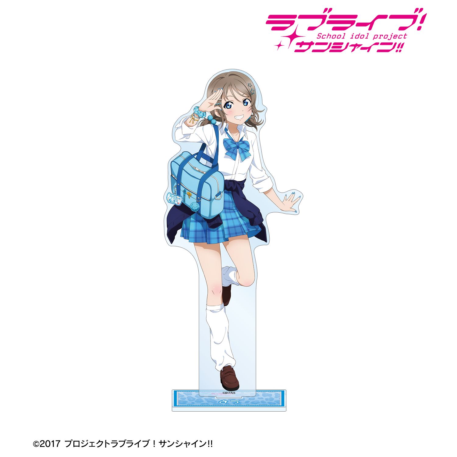 ラブライブ!サンシャイン!! 描き下ろし 渡辺 曜 ギャル制服ver. 特大アクリルスタンド 图片 2 | AniSmile