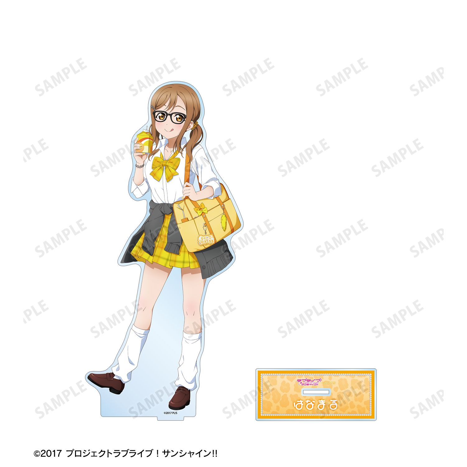 ラブライブ!サンシャイン!! 描き下ろし 国木田花丸 ギャル制服ver. 特大アクリルスタンド 图片 3 | AniSmile