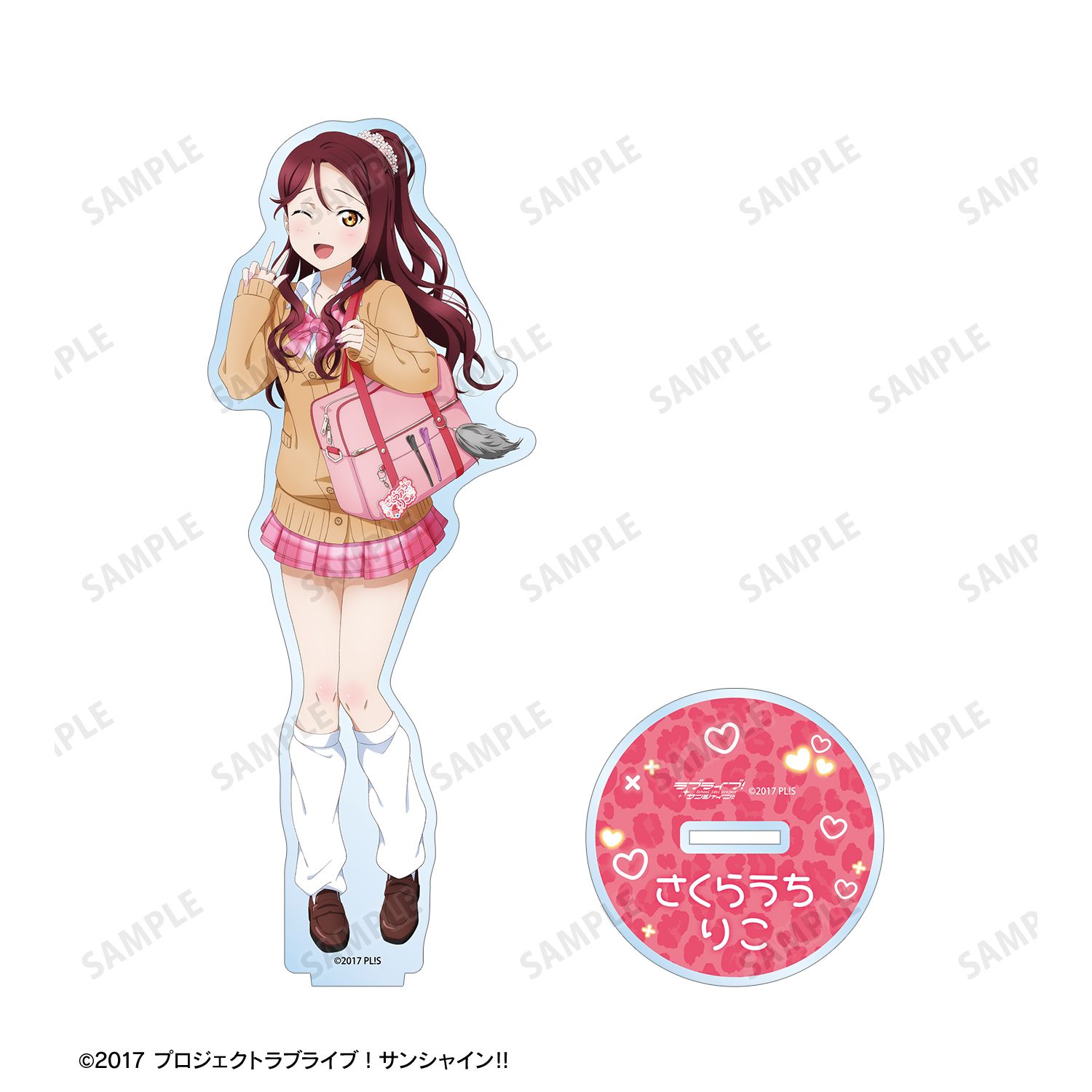 ラブライブ!サンシャイン!! 描き下ろし 桜内梨子 ギャル制服ver. BIGアクリルスタンド 图片 3 | AniSmile