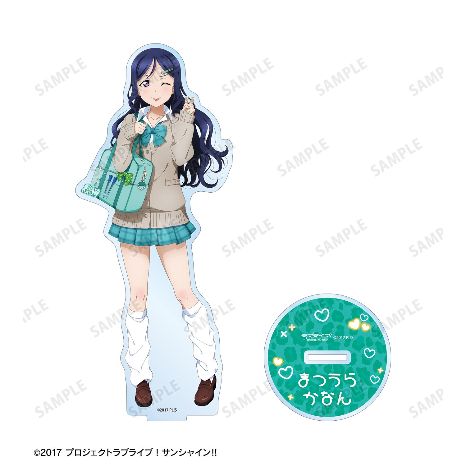 ラブライブ!サンシャイン!! 描き下ろし 松浦果南 ギャル制服ver. BIGアクリルスタンド 图片 3 | AniSmile
