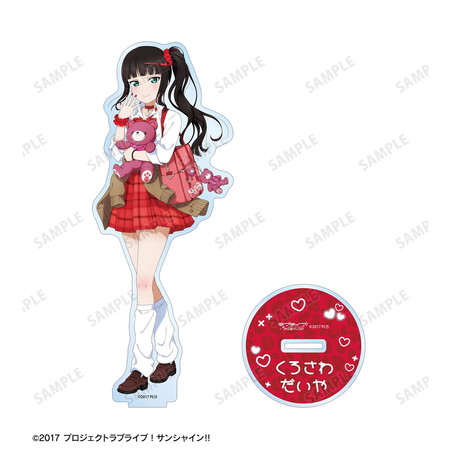ラブライブ!サンシャイン!! 描き下ろし 黒澤ダイヤ ギャル制服ver. BIGアクリルスタンド 图片 3 | AniSmile