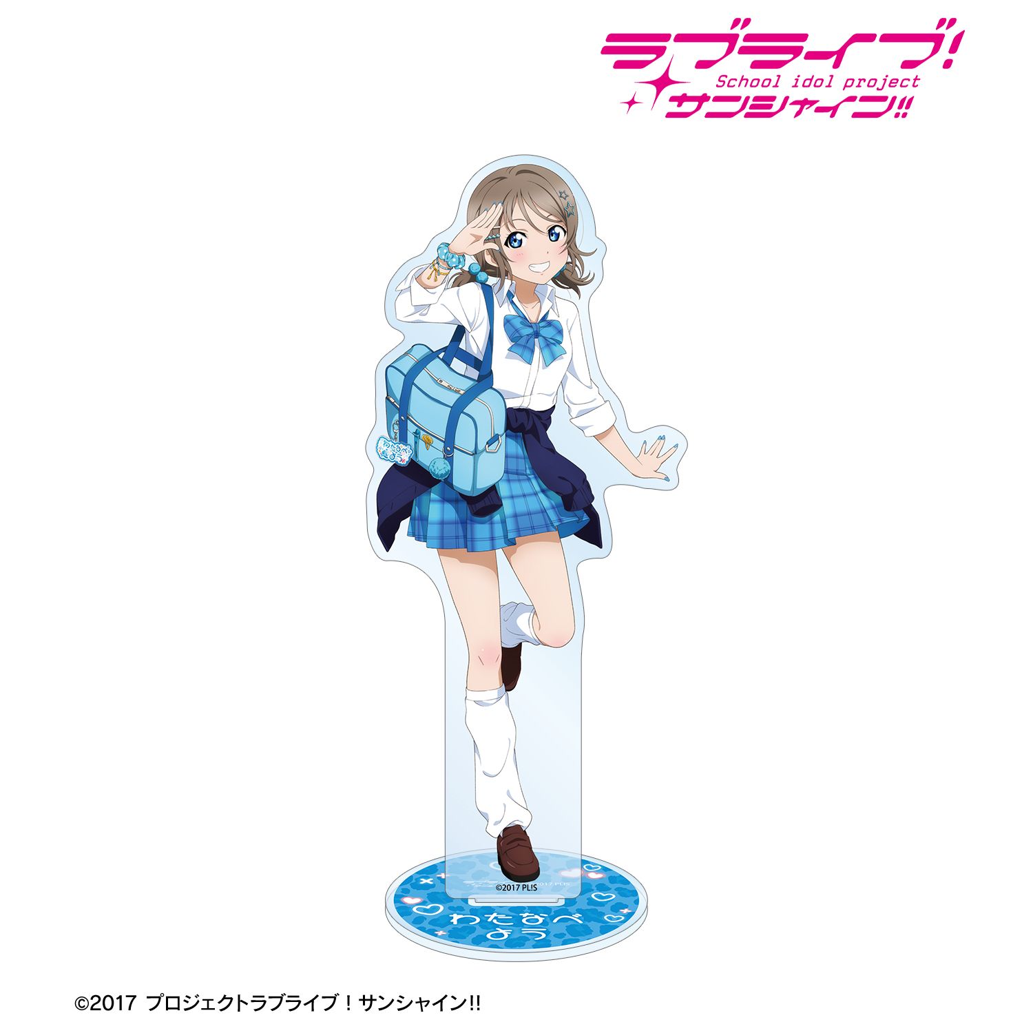ラブライブ!サンシャイン!! 描き下ろし 渡辺 曜 ギャル制服ver. BIGアクリルスタンド 图片 2 | AniSmile