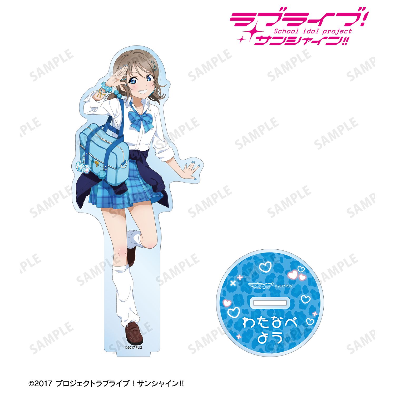 ラブライブ!サンシャイン!! 描き下ろし 渡辺 曜 ギャル制服ver. BIGアクリルスタンド 图片 3 | AniSmile