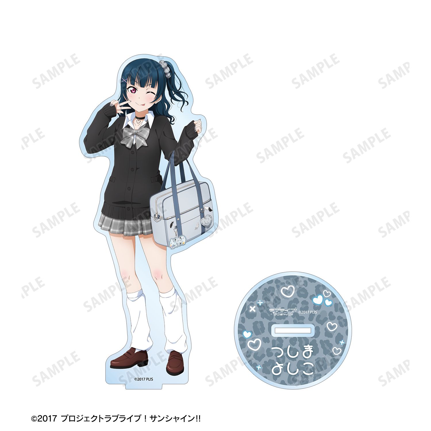 ラブライブ!サンシャイン!! 描き下ろし 津島善子 ギャル制服ver. BIGアクリルスタンド 图片 3 | AniSmile
