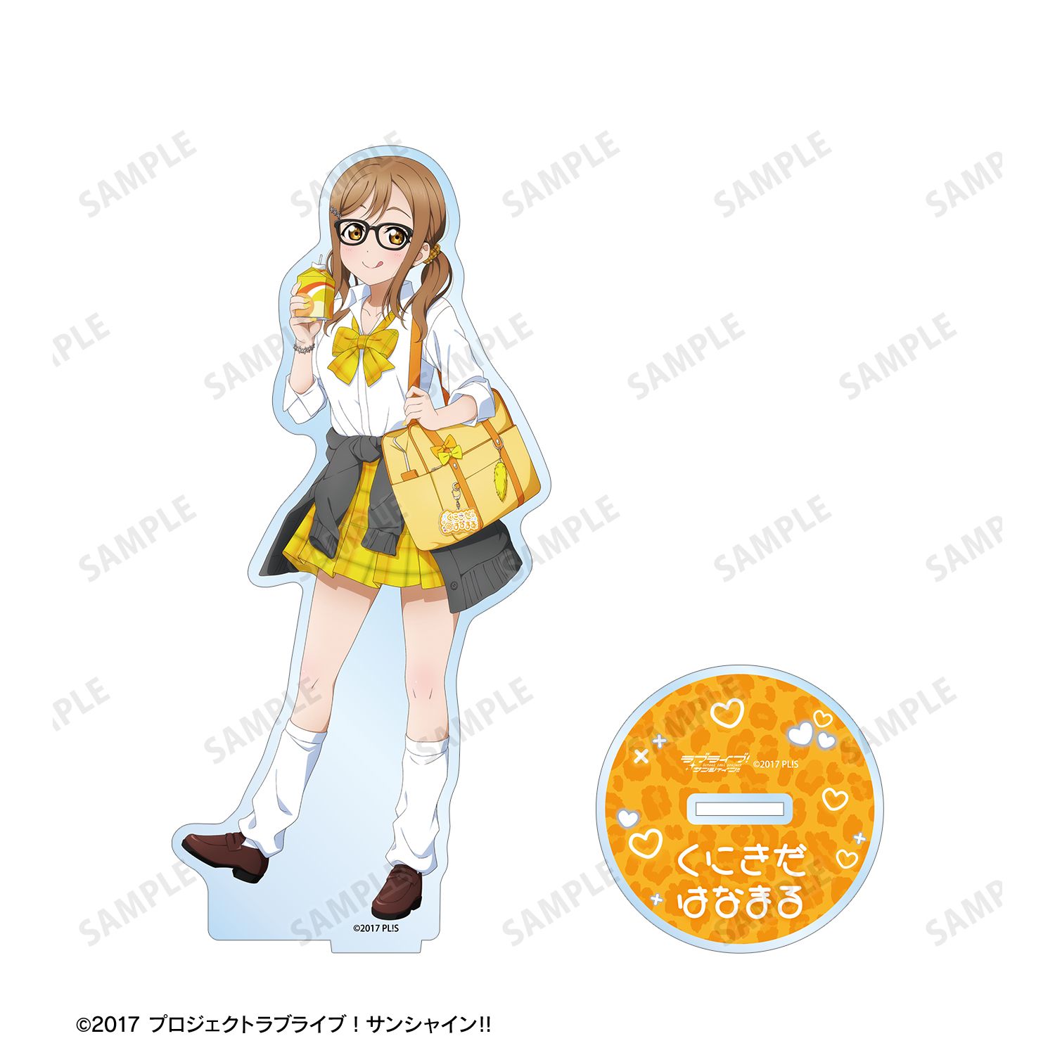 ラブライブ!サンシャイン!! 描き下ろし 国木田花丸 ギャル制服ver. BIGアクリルスタンド 图片 3 | AniSmile