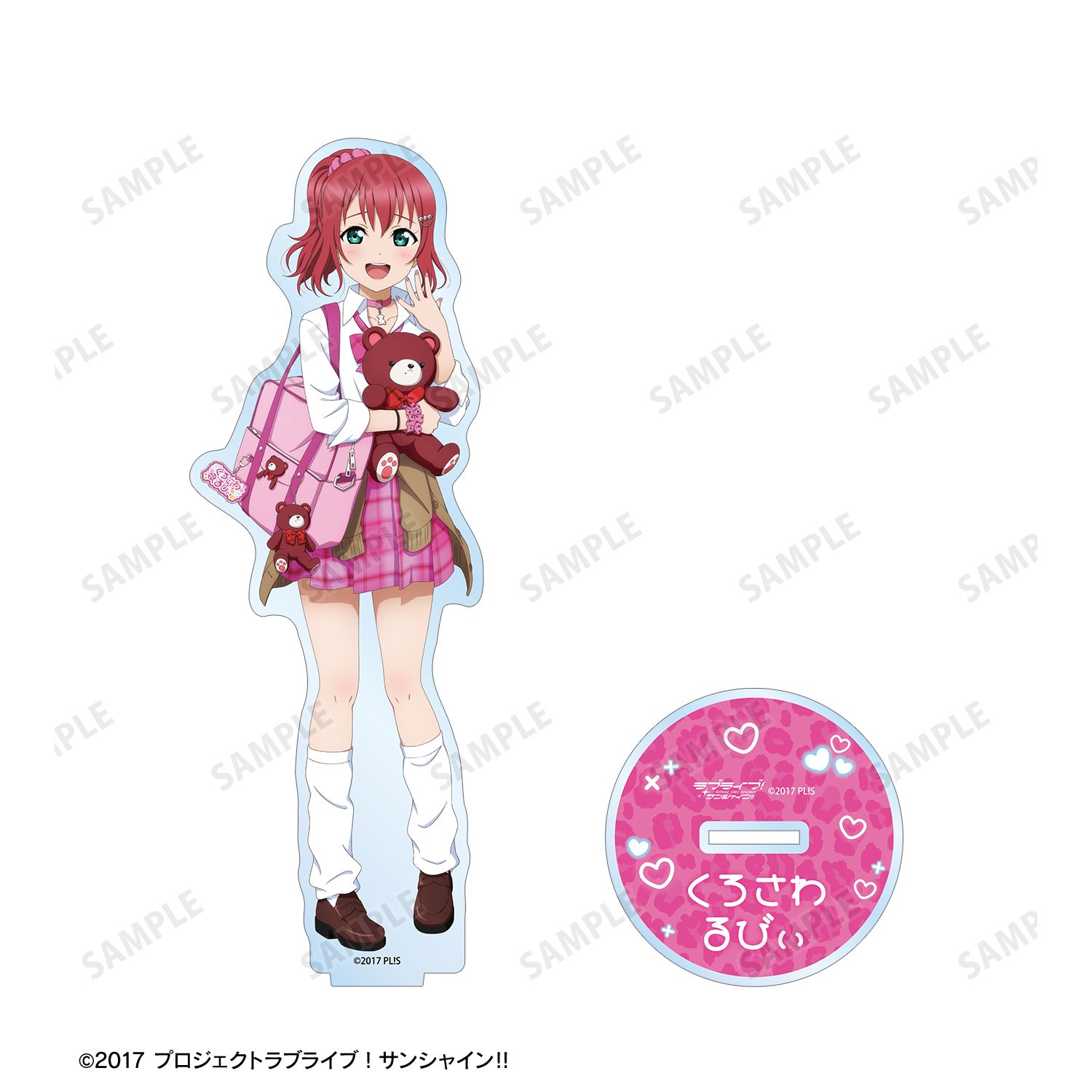 ラブライブ!サンシャイン!! 描き下ろし 黒澤ルビィ ギャル制服ver. BIGアクリルスタンド 图片 3 | AniSmile