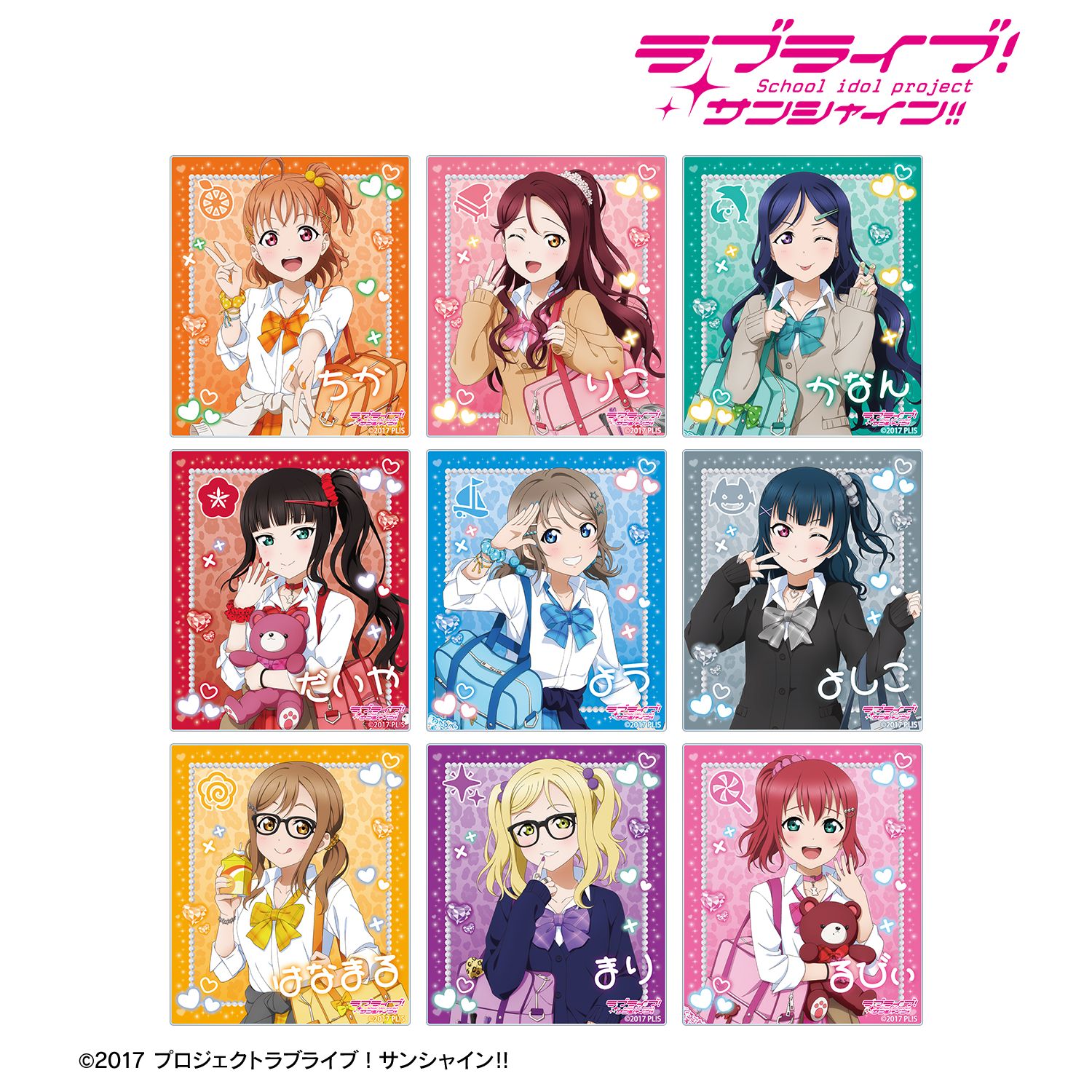 ラブライブ!サンシャイン!! 描き下ろし ギャル制服ver. トレーディングアクリルカード(単位/単品) 图片 2 | AniSmile