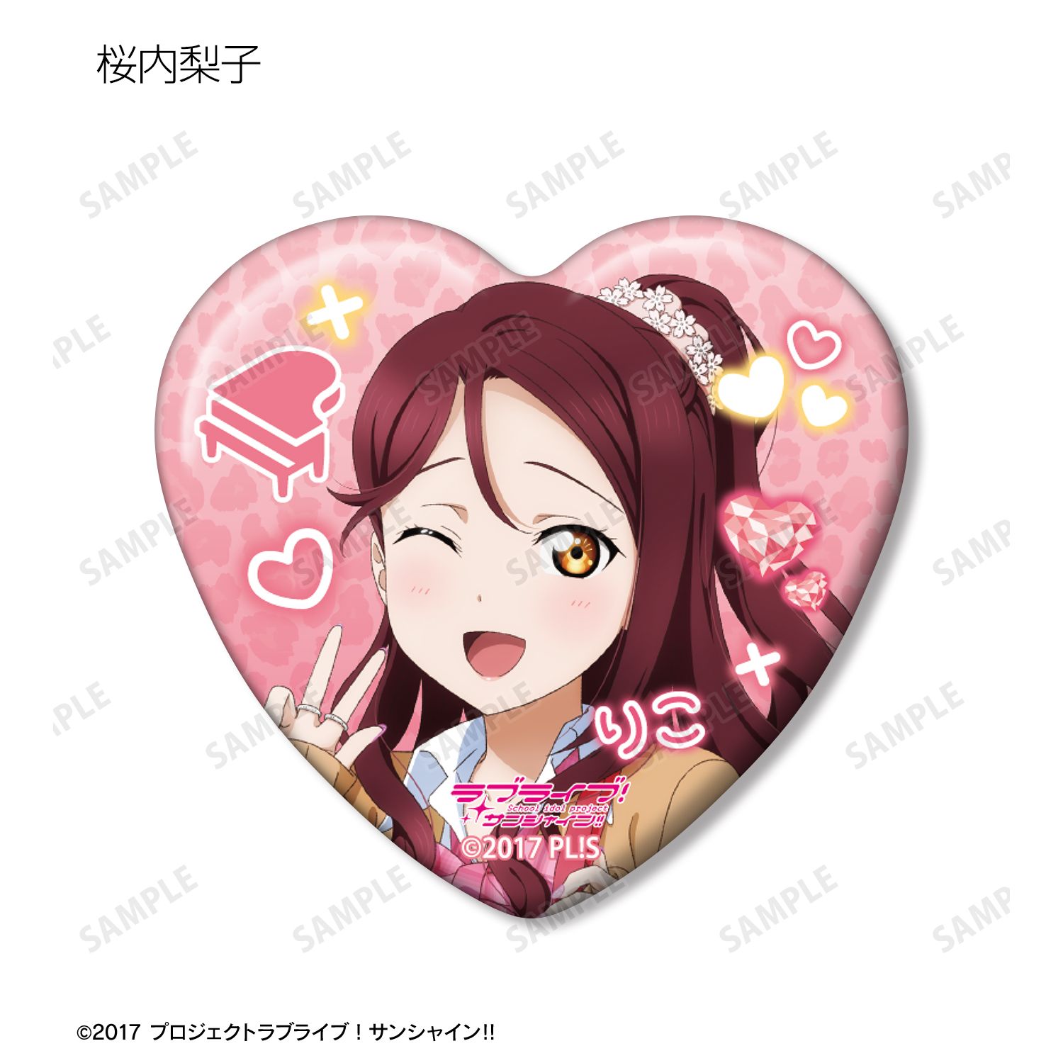 ラブライブ!サンシャイン!! 描き下ろし ギャル制服ver. トレーディングハート型缶バッジ(単位/単品) 图片 4 | AniSmile