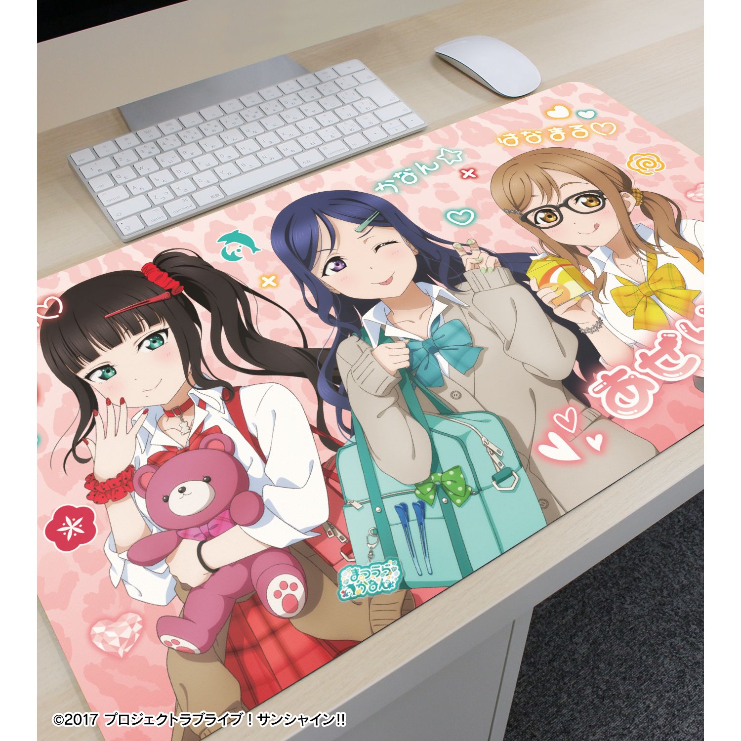 ラブライブ!サンシャイン!! 描き下ろし AZALEA ギャル制服ver. マルチデスクマット 图片 3 | AniSmile
