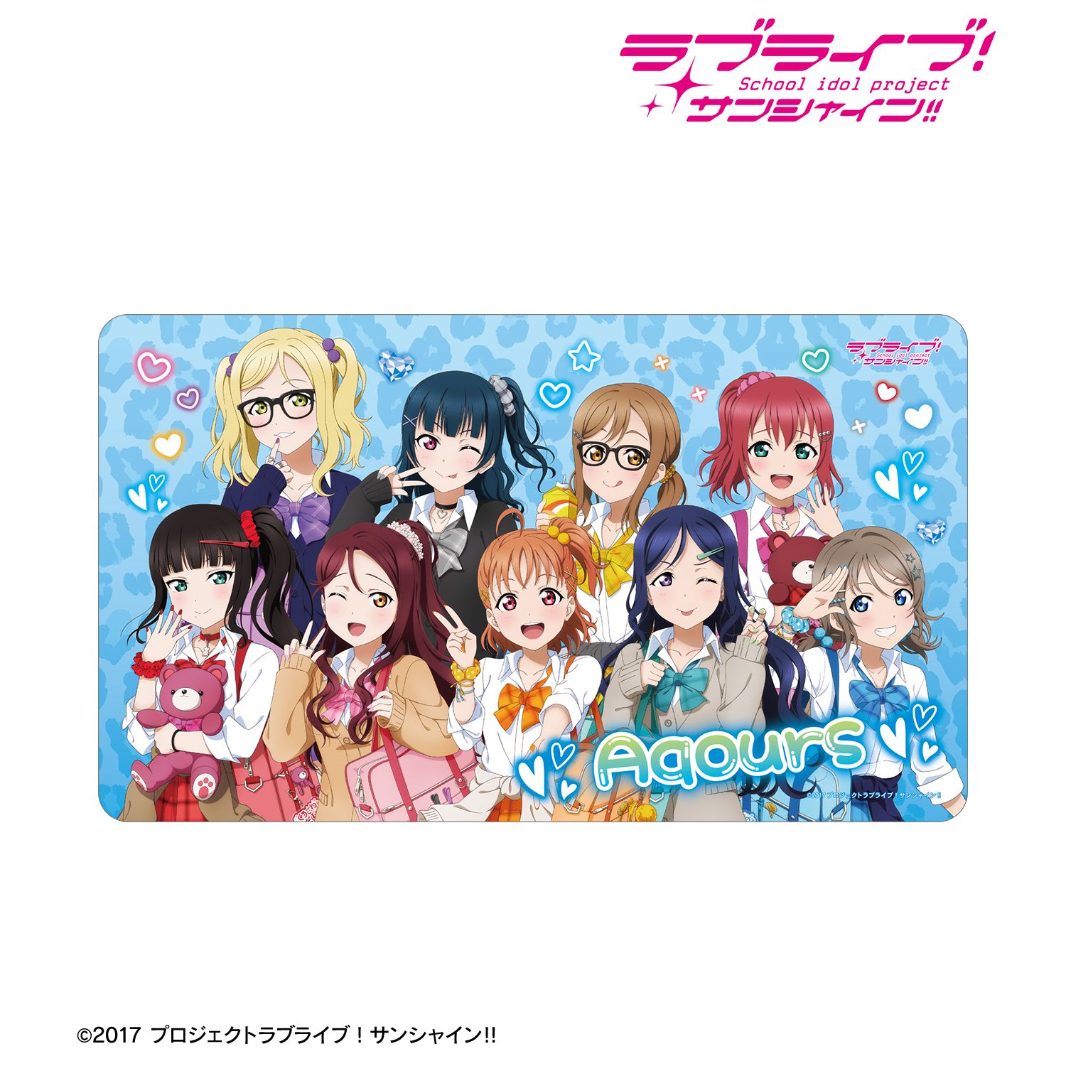 ラブライブ!サンシャイン!! 描き下ろし 集合 ギャル制服ver. マルチデスクマット 图片 2 | AniSmile