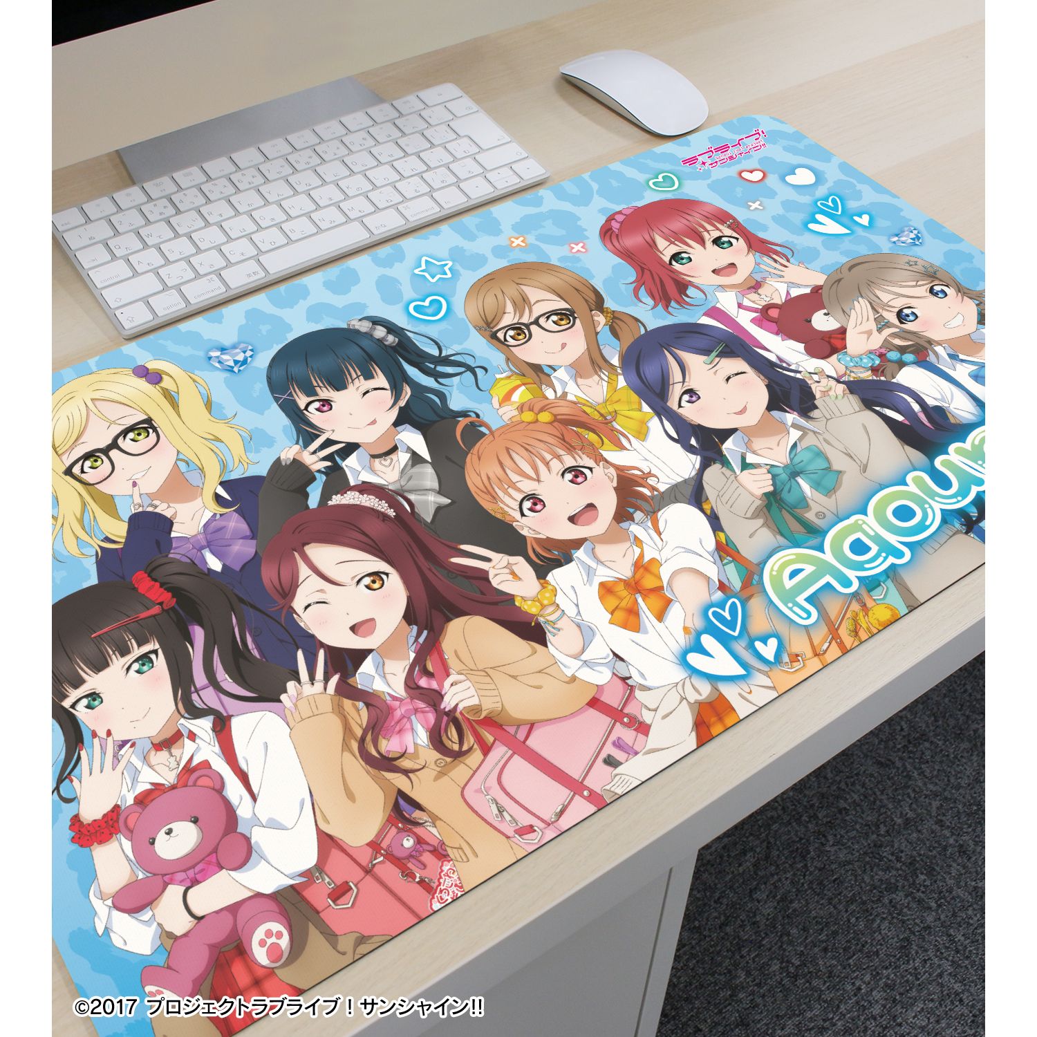 ラブライブ!サンシャイン!! 描き下ろし 集合 ギャル制服ver. マルチデスクマット 图片 3 | AniSmile