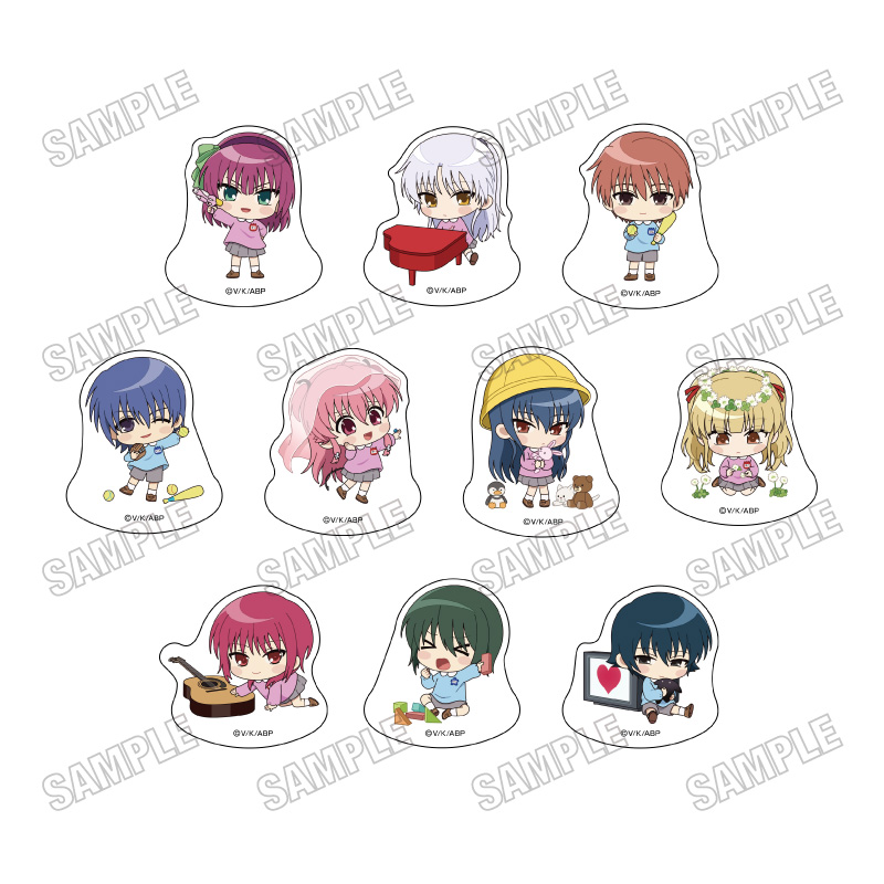 Angel Beats! 描き起こしゆらゆらアクリルブロックコレクション【幼稚園ver.】 - AniSmile