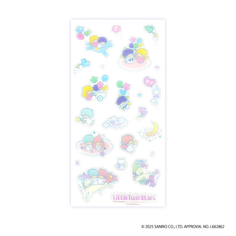 リトルツインスターズ キラぷくシール おそら - official product image | AniSmile