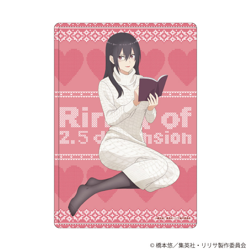 キャラクリアケース「2.5次元の誘惑」19/羽生まゆり お部屋ニットver.(描き下ろしイラスト) - AniSmile
