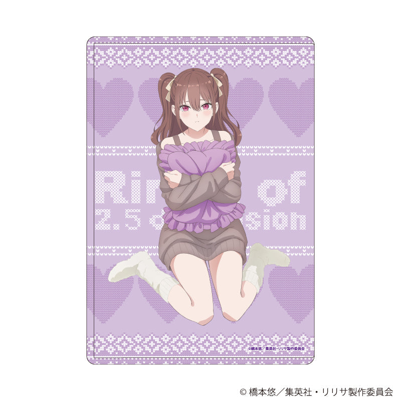 キャラクリアケース「2.5次元の誘惑」18/橘 美花莉 お部屋ニットver.(描き下ろしイラスト) - AniSmile