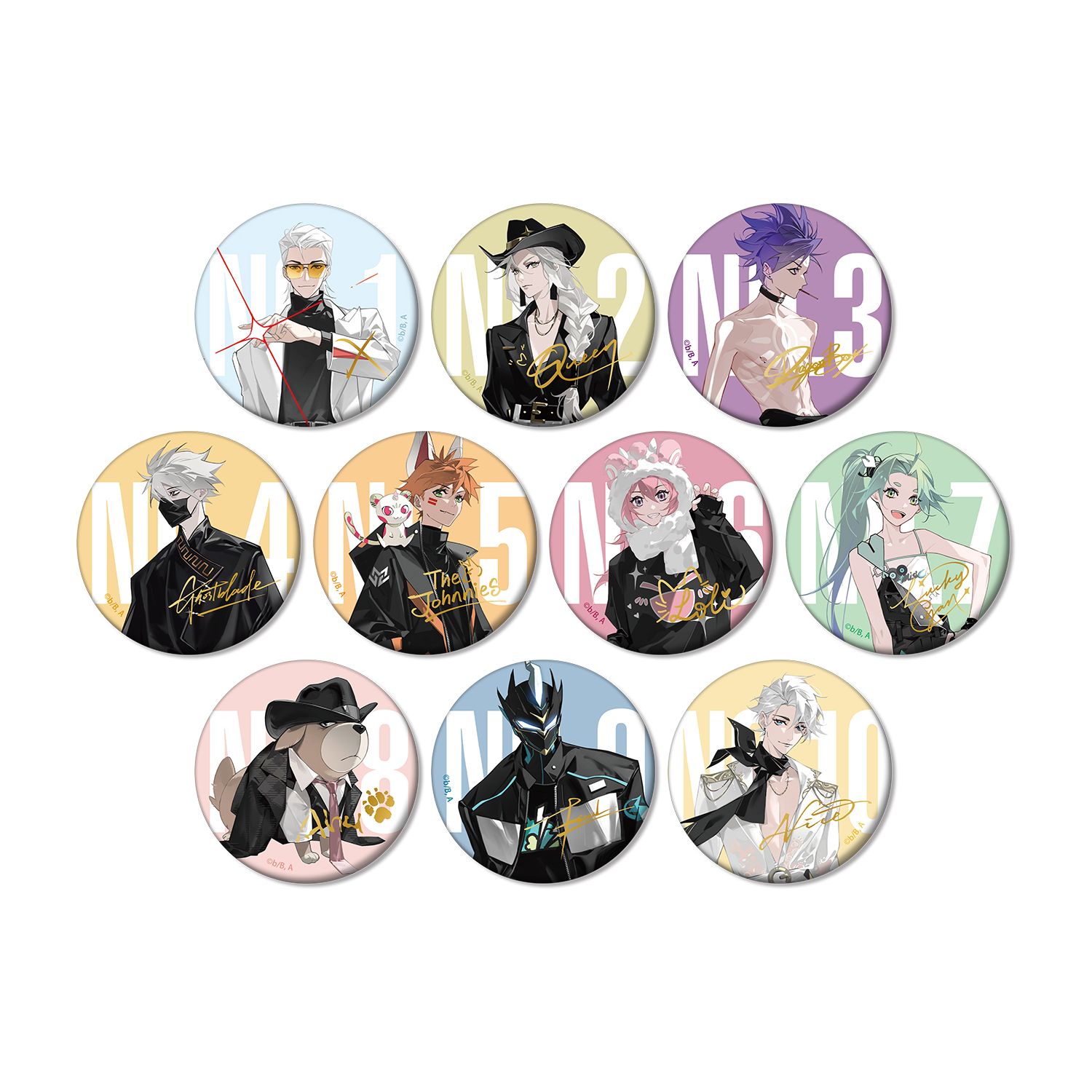 アニメ「TO BE HERO X」 トレーディングマット缶バッジ(単位/単品) - 公式商品画像 | AniSmile