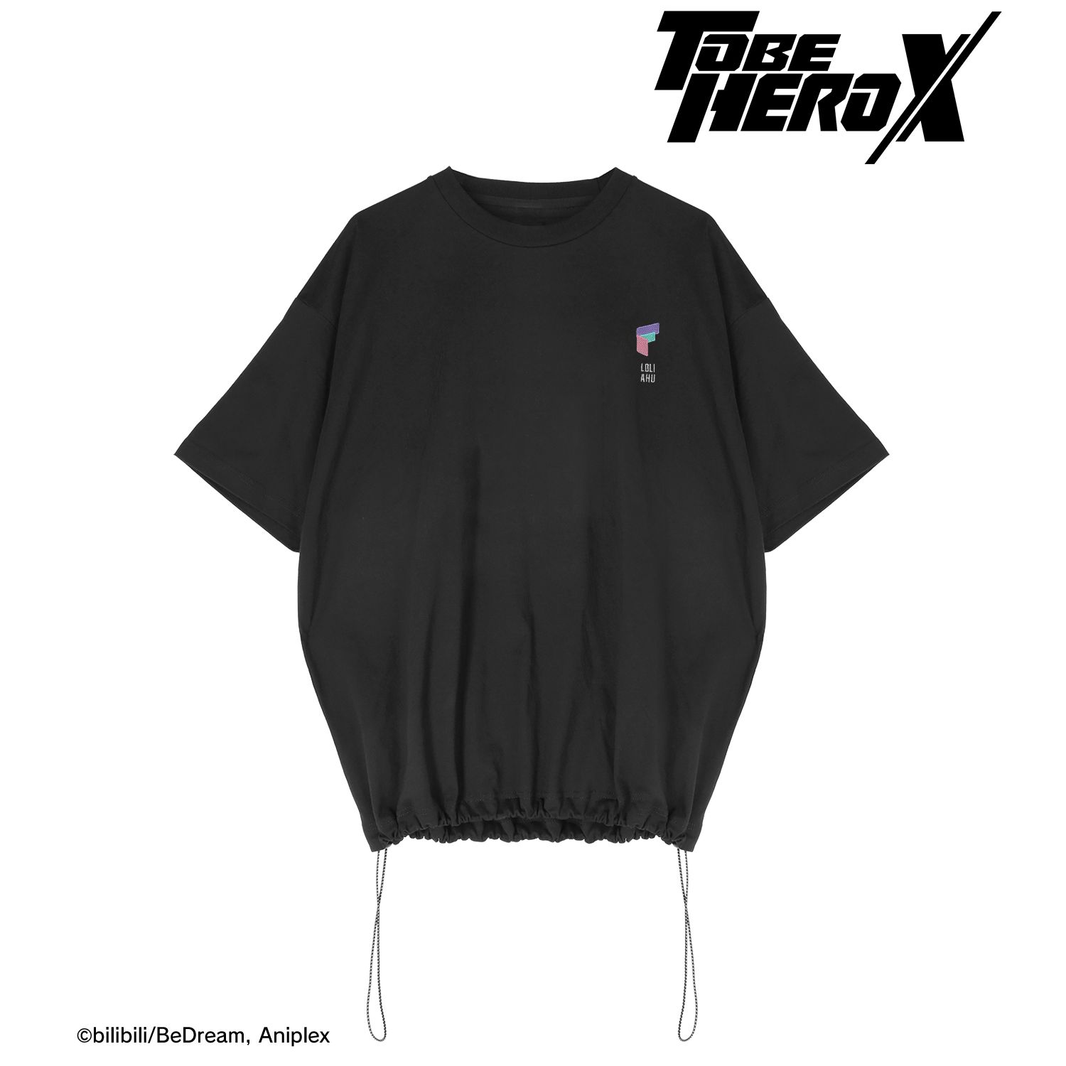アニメ「TO BE HERO X」 FOMO ドローコードTシャツユニセックス(サイズ/XL) 画像 2 | AniSmile