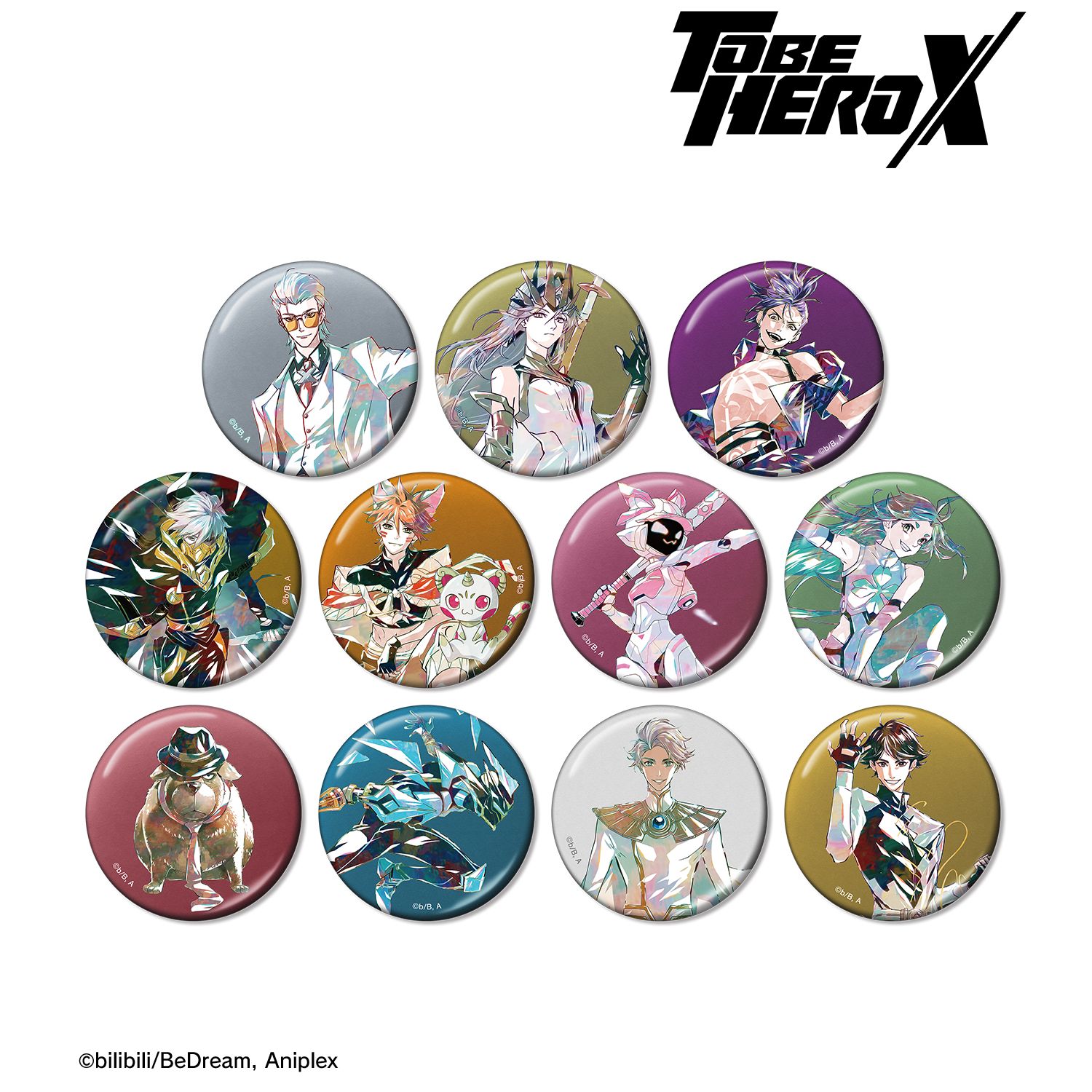 アニメ「TO BE HERO X」 トレーディング Ani-Art メタリック缶バッジ(単位/単品) 画像 4 | AniSmile