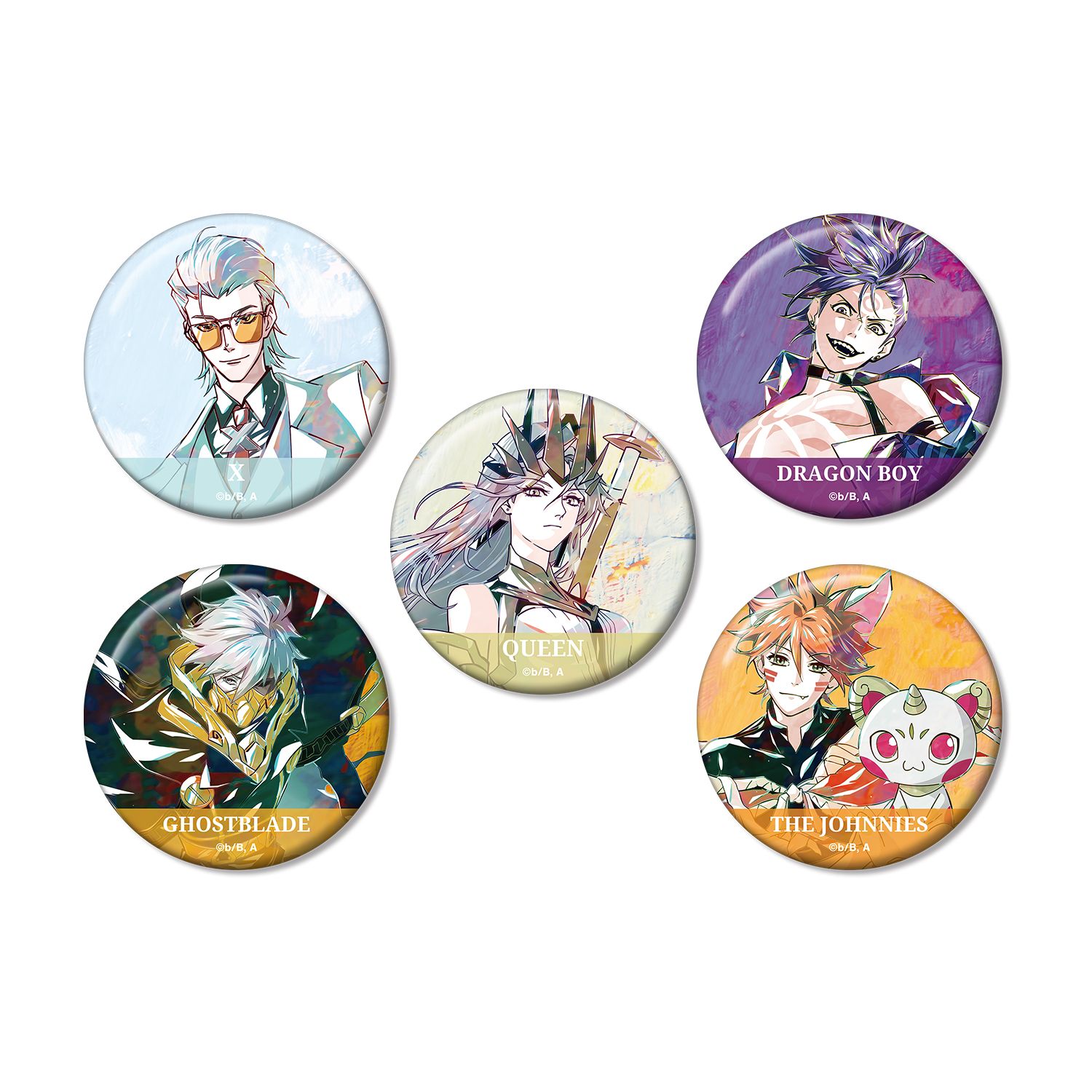 アニメ「TO BE HERO X」 Ani-Art 缶バッジ5個セット - 公式商品画像 | AniSmile