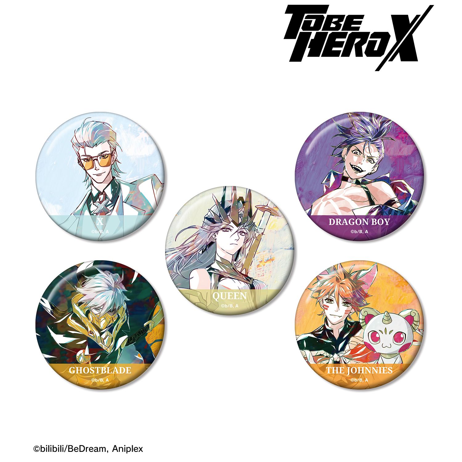 アニメ「TO BE HERO X」 Ani-Art 缶バッジ5個セット 画像 2 | AniSmile