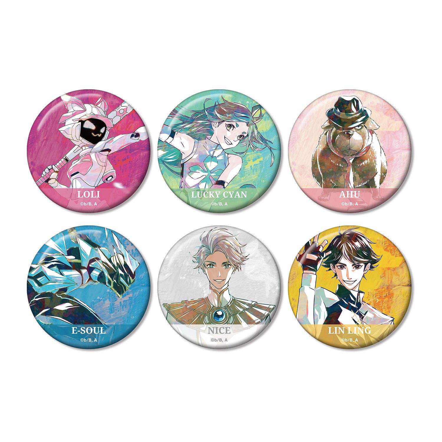 アニメ「TO BE HERO X」 Ani-Art 缶バッジ6個セット - 公式商品画像 | AniSmile