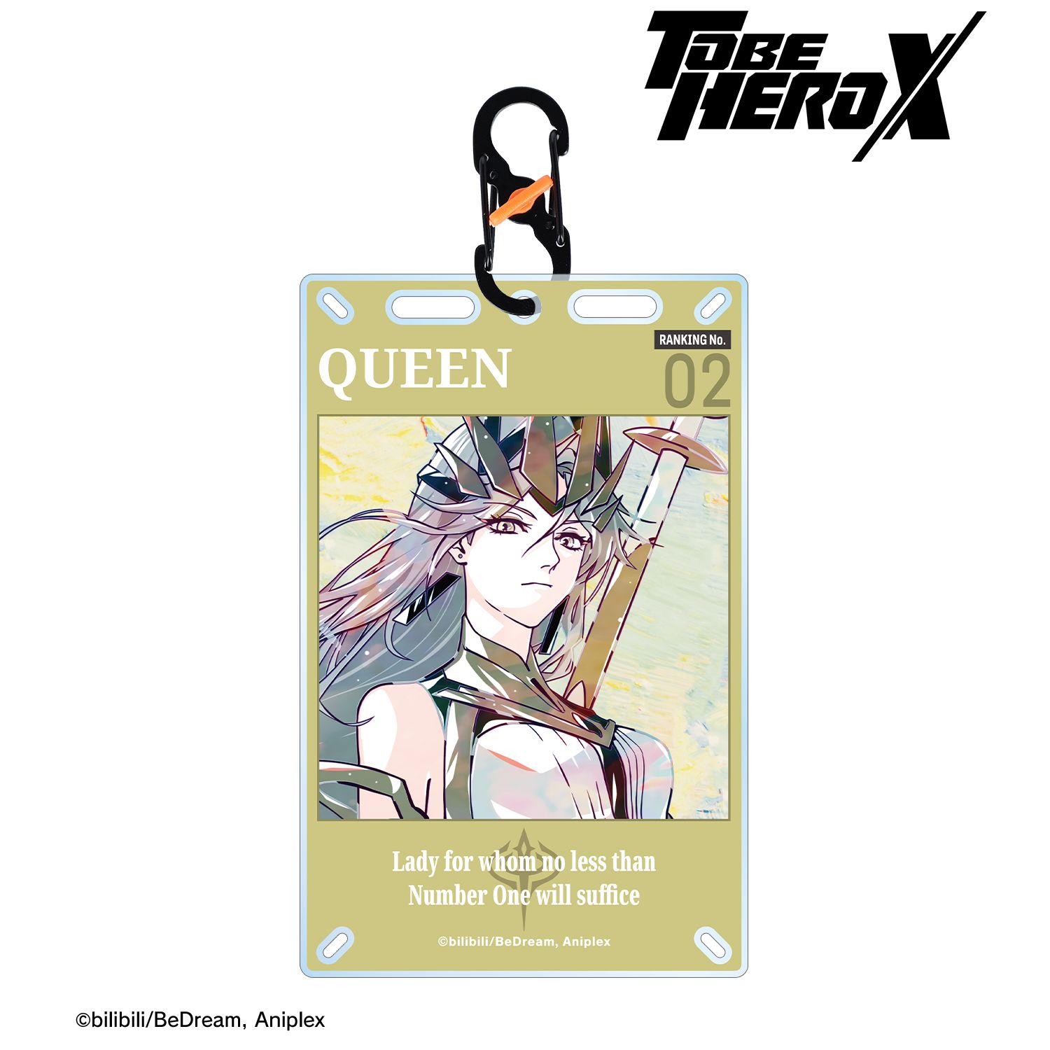 アニメ「TO BE HERO X」 クイーン Ani-Art カラビナ付きカード型アクリルキーホルダー 画像 2 | AniSmile