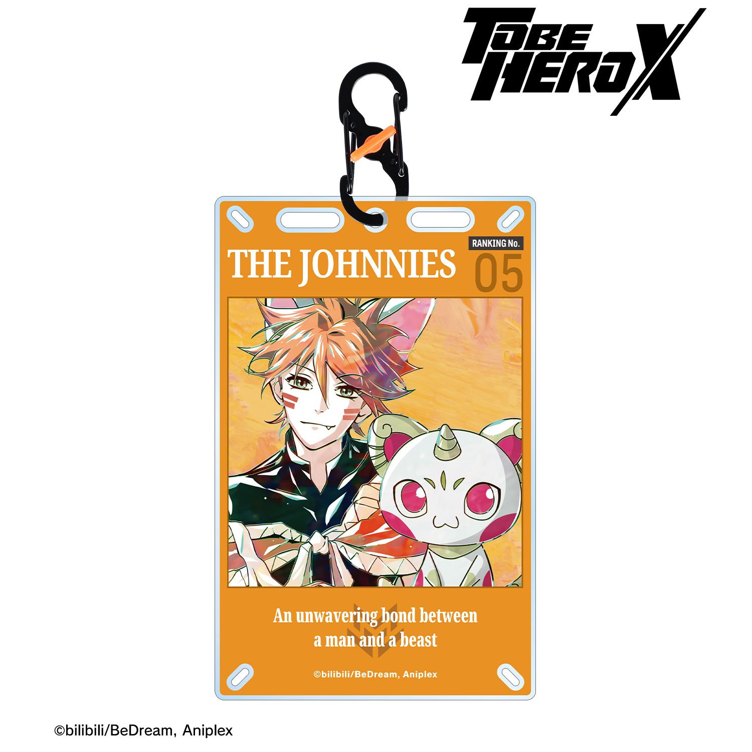 アニメ「TO BE HERO X」 リトルジョニー&ビッグジョニー Ani-Art カラビナ付きカード型アクリルキーホルダー 画像 2 | AniSmile