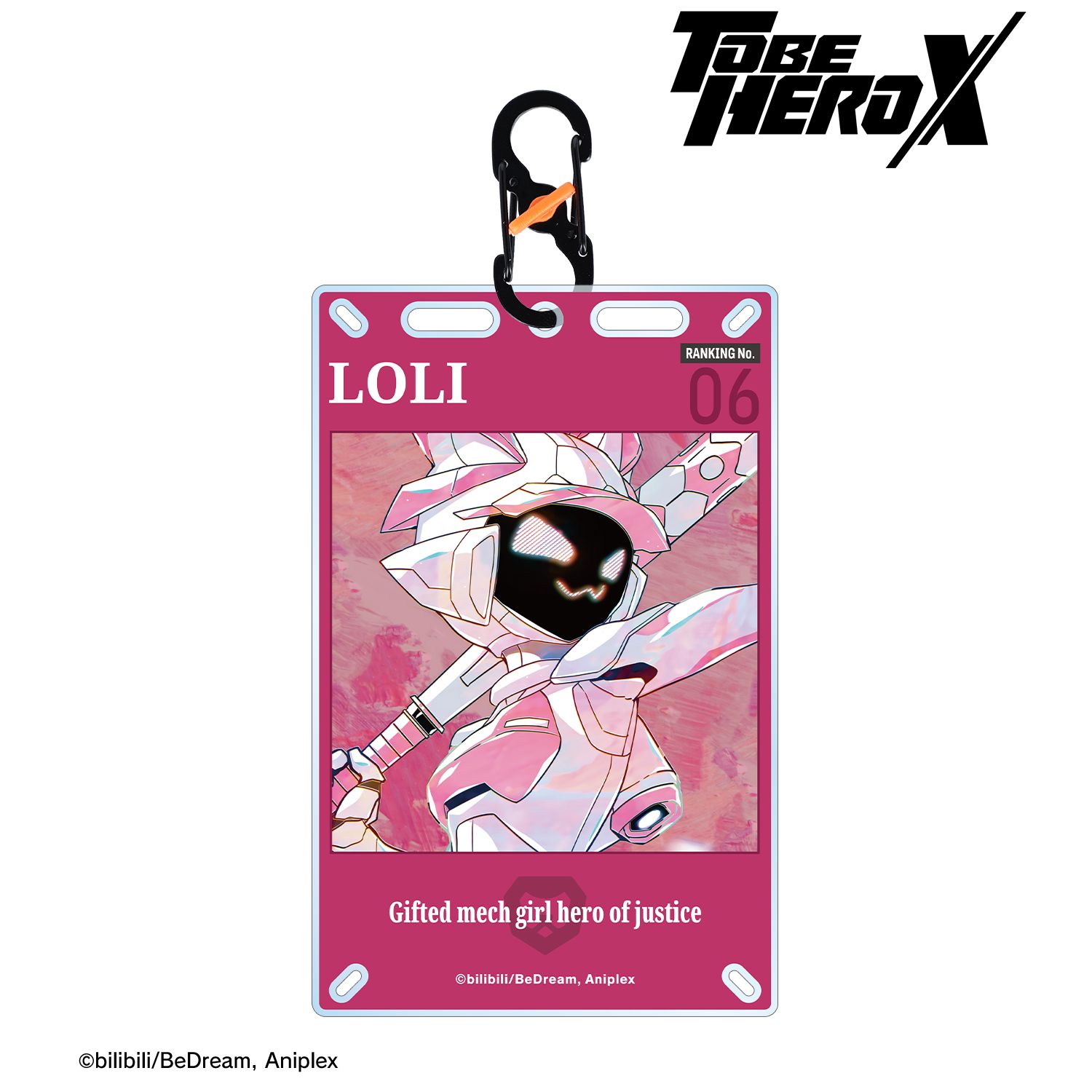 アニメ「TO BE HERO X」 ロリ Ani-Art カラビナ付きカード型アクリルキーホルダー 画像 2 | AniSmile