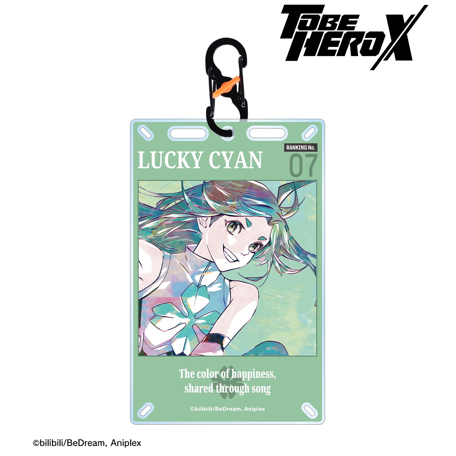 アニメ「TO BE HERO X」 ラッキーシアン Ani-Art カラビナ付きカード型アクリルキーホルダー 画像 2 | AniSmile