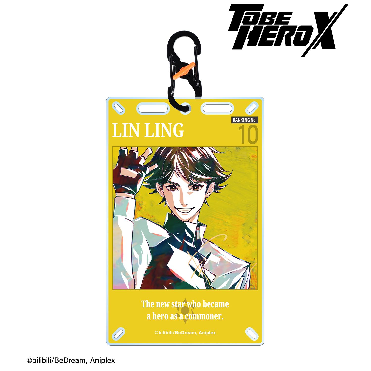アニメ「TO BE HERO X」 リン・リン Ani-Art カラビナ付きカード型アクリルキーホルダー 画像 2 | AniSmile